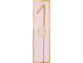 1 gold Goldstück pink Wondercandle® classic
